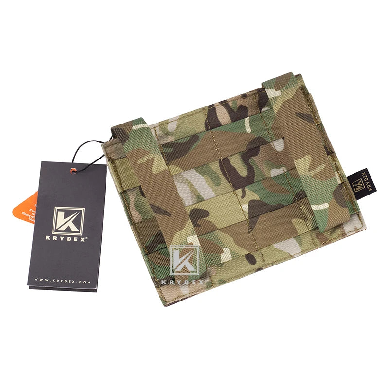 KRYDEX Elastic Double Open Top Magazine Pouch Fast Draw MOLLE/PALS Tactical High Speed 5.56 Rifle Magazine Pouch Carrier