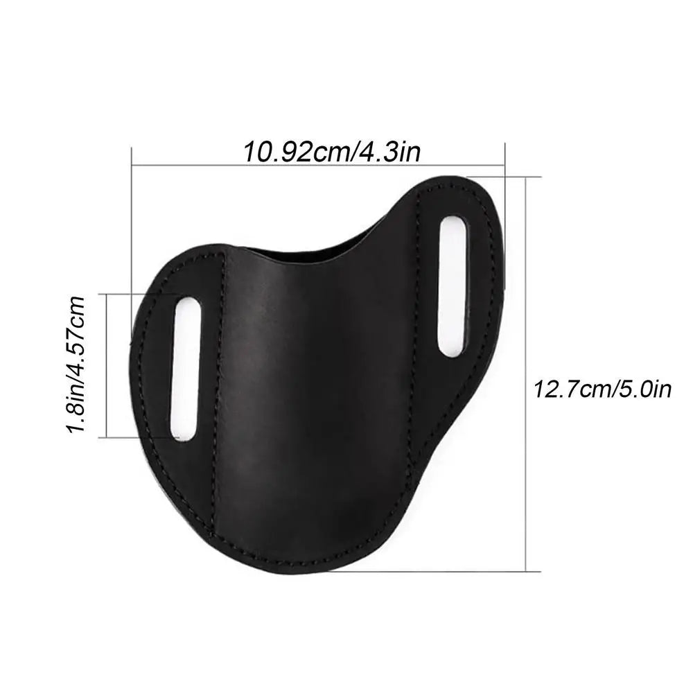Folding Knife Holster Leather Sheath For Folding Knives Pocket Knives Holder With Belt Clip Men Leather Organizer Leather Sheath