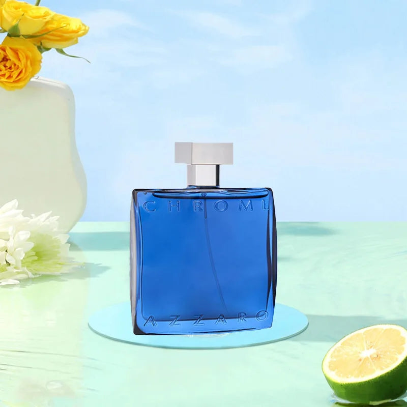 Azzaro Chrome men Parfum Spray 100ml Aromatic citrus notes Original long-lasting fragrance