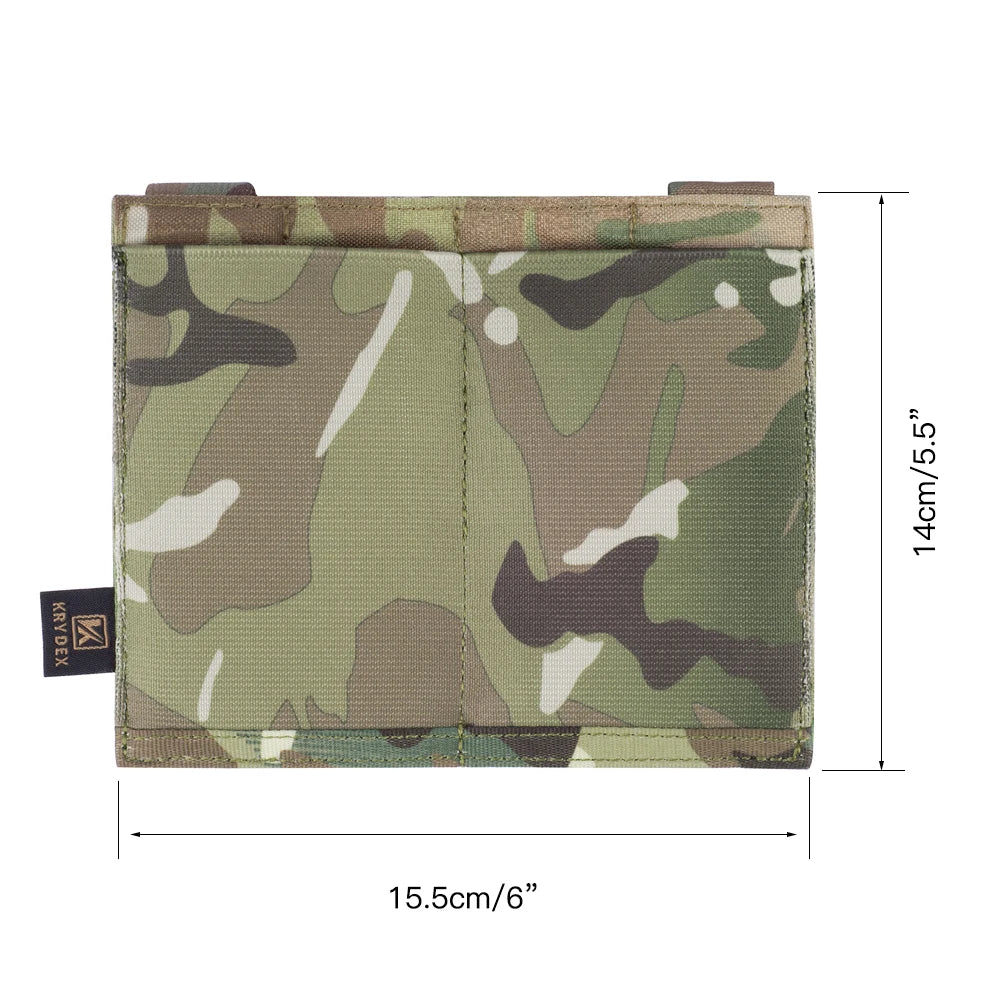 KRYDEX Elastic Double Open Top Magazine Pouch Fast Draw MOLLE/PALS Tactical High Speed 5.56 Rifle Magazine Pouch Carrier